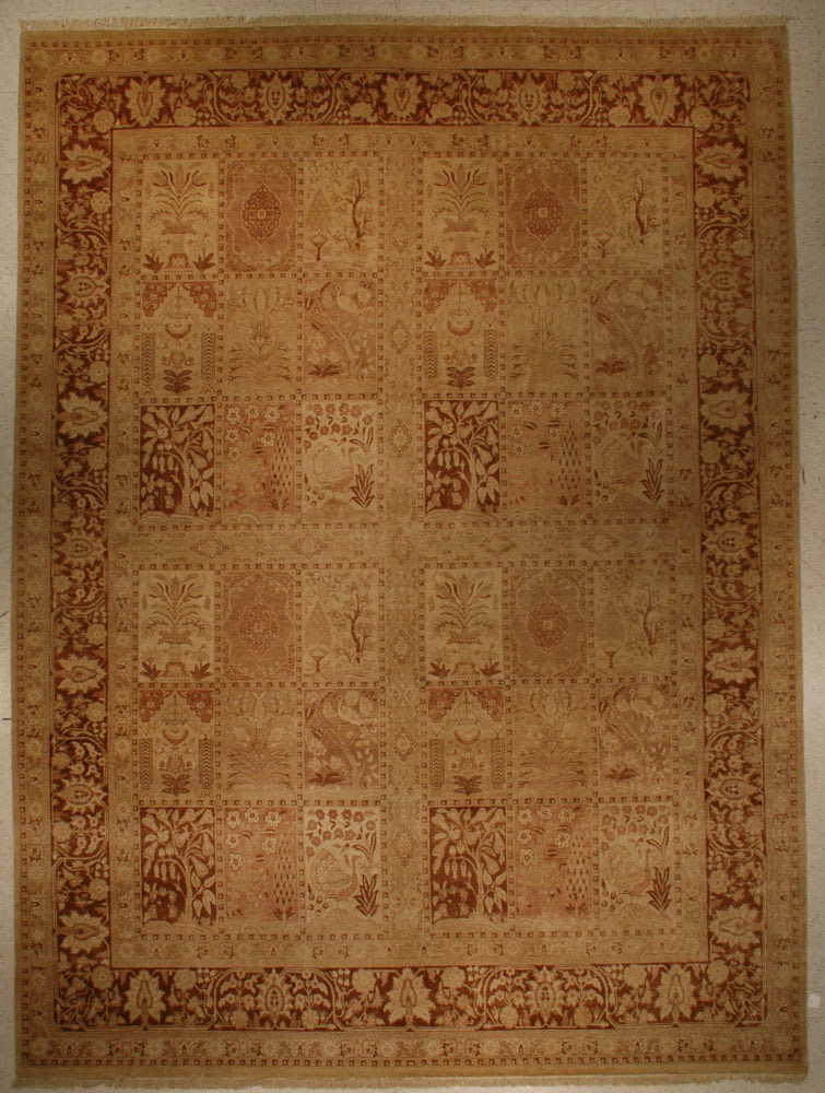 J Aziz Haj Jalili V1734 Sand Chocolate Last Chance Rug Studio