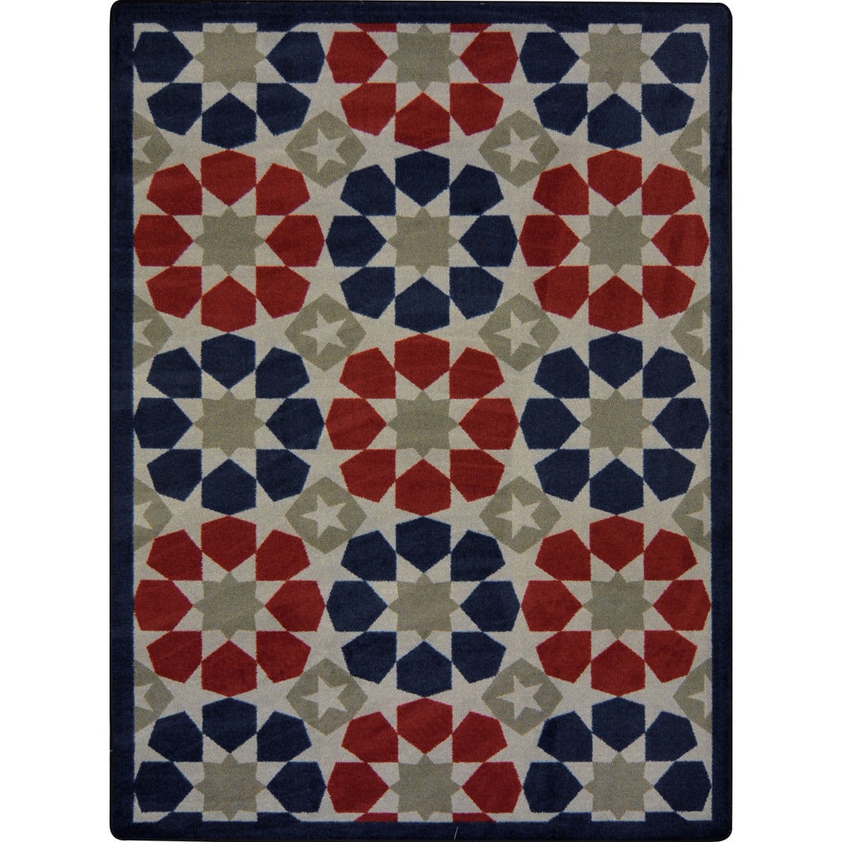 Joy Carpets Kaleidoscope Americana Multi Area Rug 144046