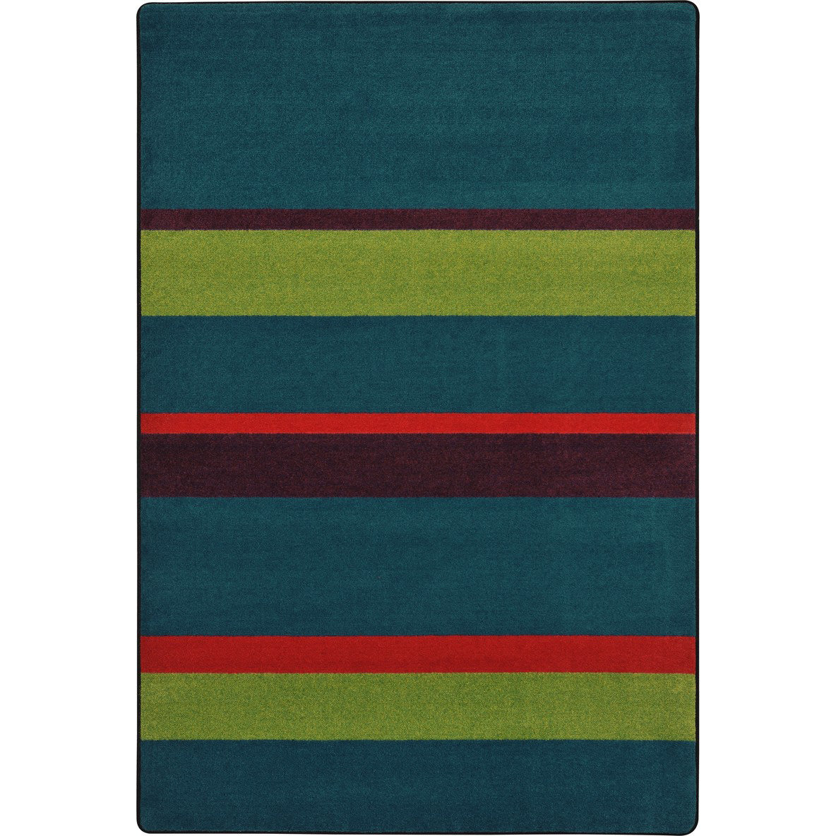 Narrow Rectangle Rug Joy Carpets Kid Essentials Straight And Narrow Tropics | Rug Studio