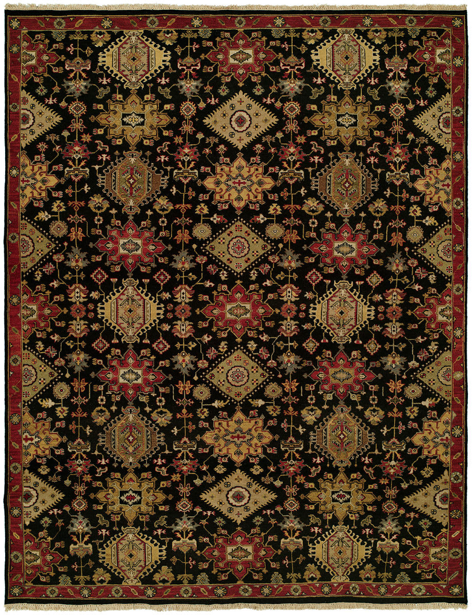 Famous Maker Soumak 100278 Black | Rug Studio