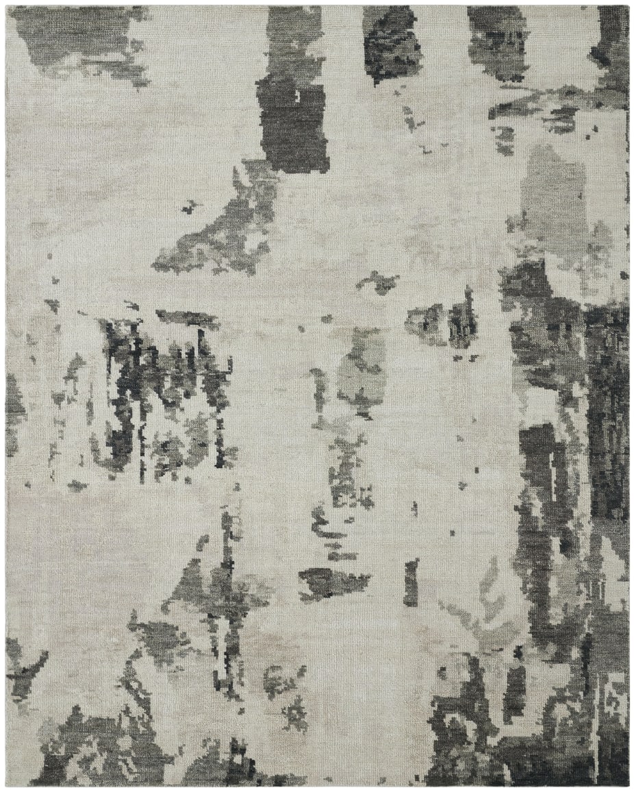 Tony Iro Rug Torryn 1001586 Ivory - Black | Rug Studio