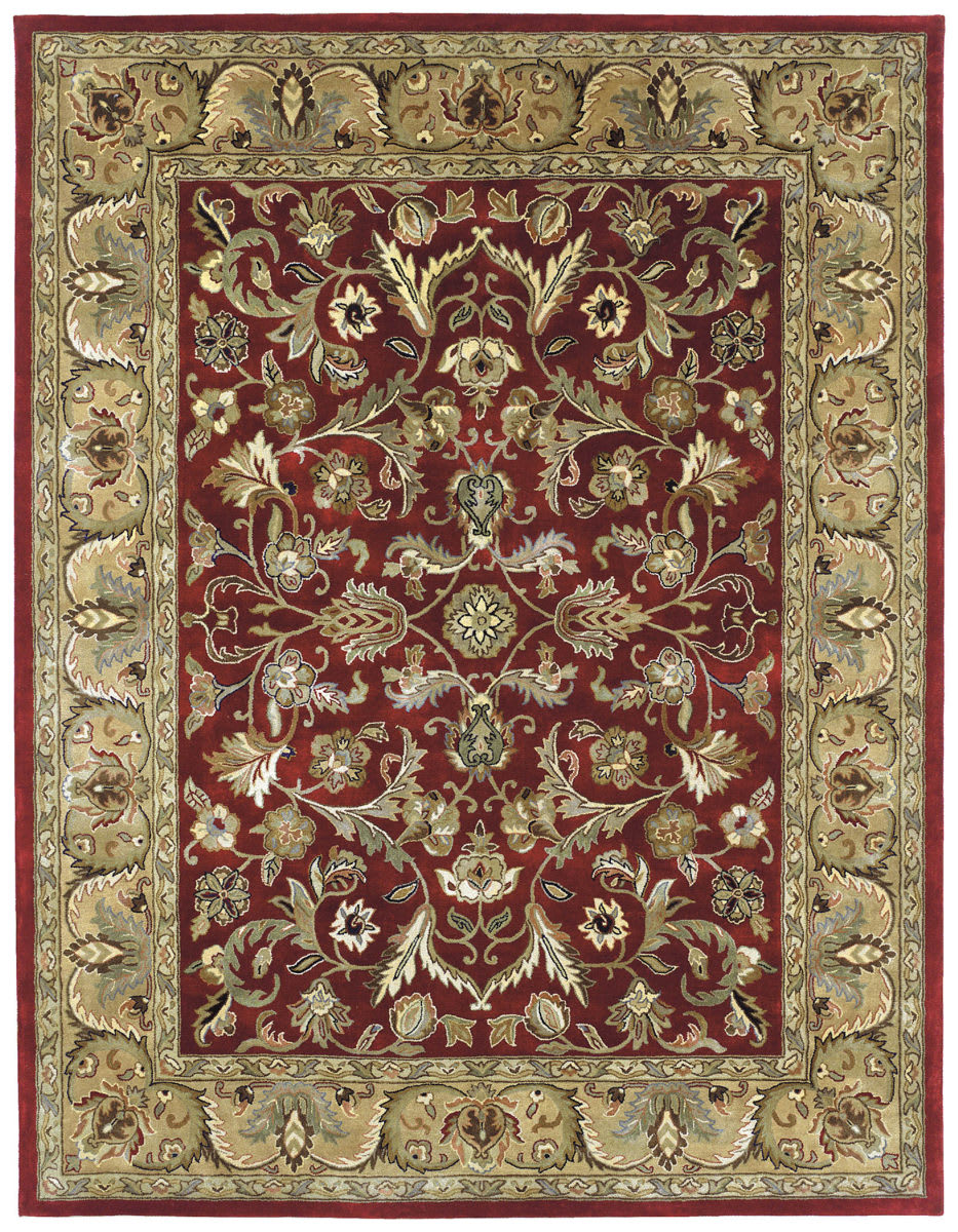Kaleen Rugs Mystic Collection 6001-25 Red Hand Tufted 5' X 7'9 Rug Kaleen Rugs Mystic Collection 6001-25 Red Hand Tufted 5' X 7'9 Rug