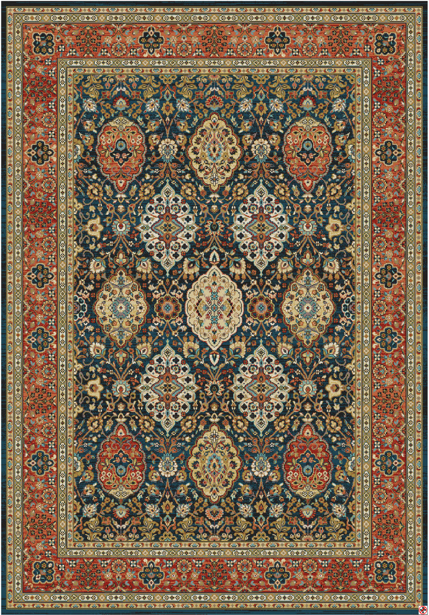 Karastan E Market Narmada Sapphire Area Rug 171345