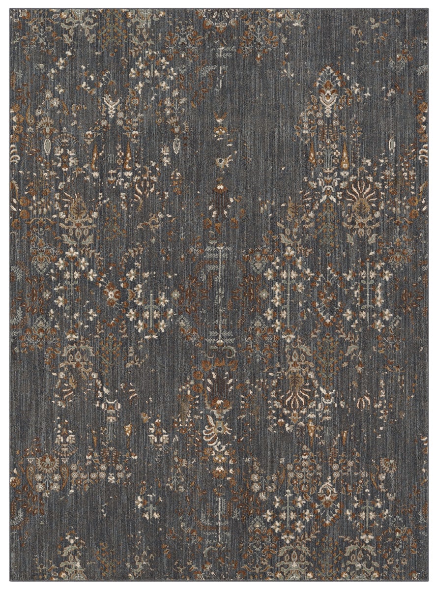 Karastan Elements Eastmont Denim Gunmetal Rug Studio
