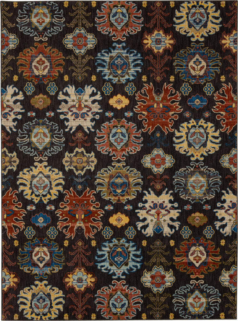 Karastan Pandora Passion 5 3 X 7 10 Area Rug Charcoal