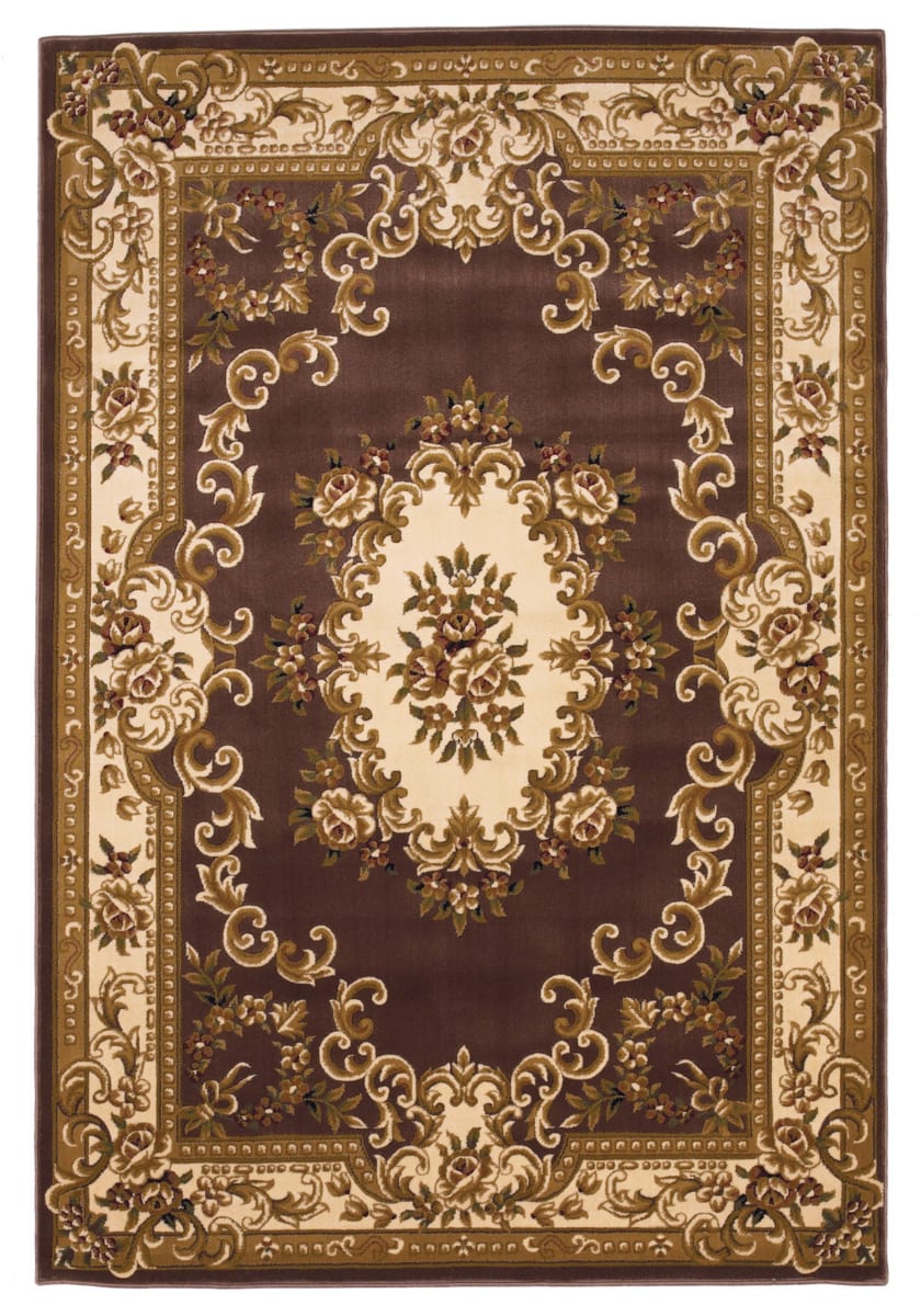 KAS Corinthian Aubusson PlumIvory 5313 Clearance Rug Studio