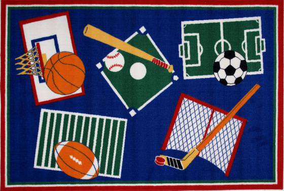 sports rug