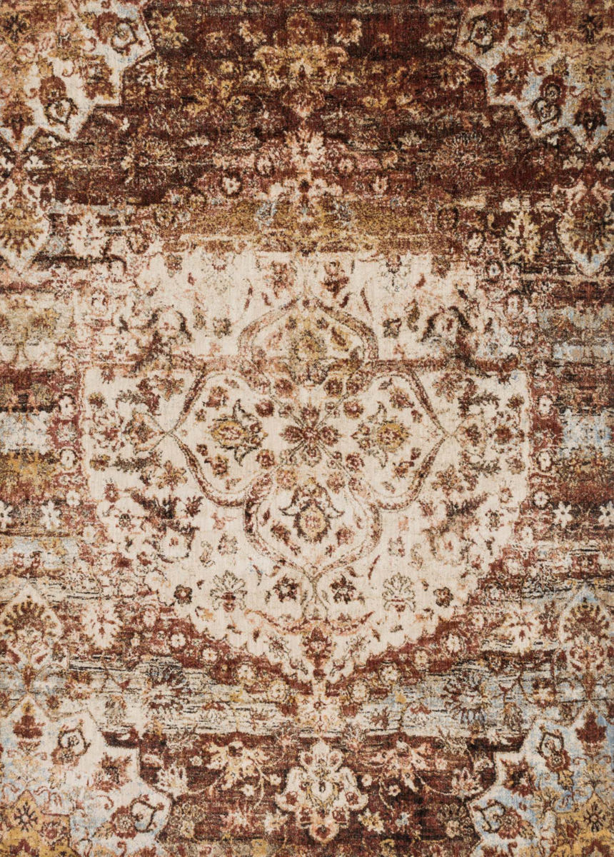 Loloi Anastasia Af06 Rust Ivory Rug Studio