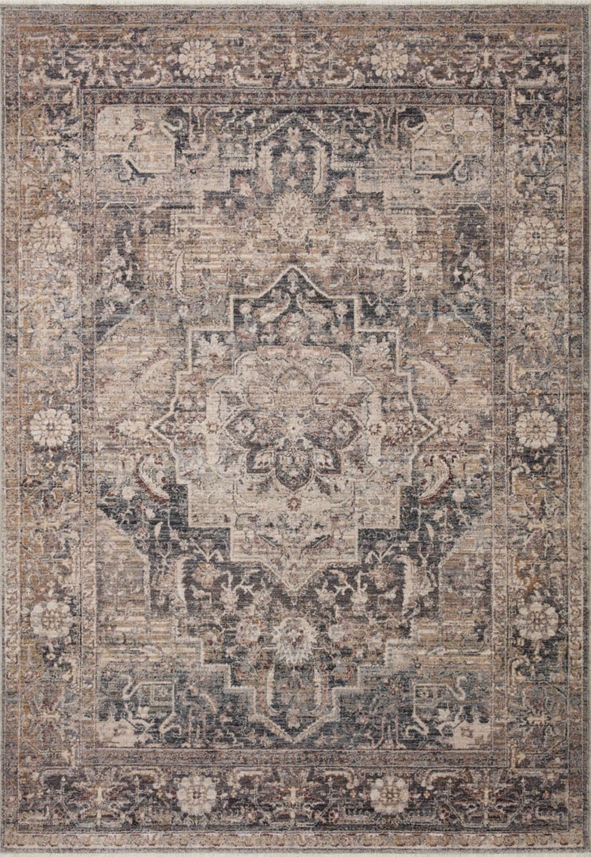 Sand Area Rug Lyra Lyr-06 Denim - Sand | Rug Studio