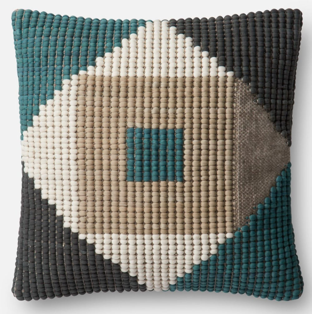 Loloi Pillow P0505 Teal Multi Rug Studio