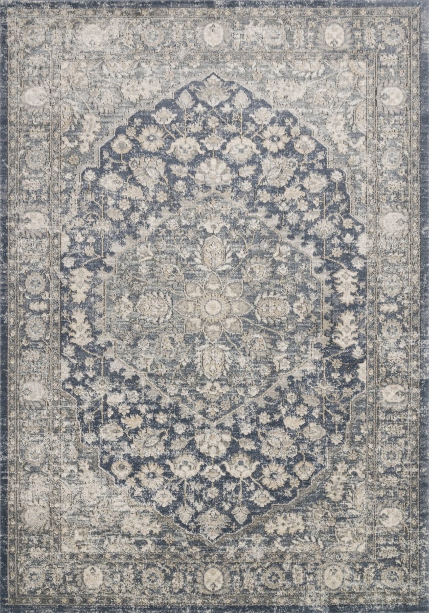 Loloi II Teagan Tea01 Denim Mist Rug Studio