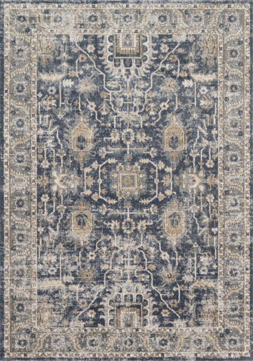 Loloi II Teagan Tea03 Denim Pebble Rug Studio