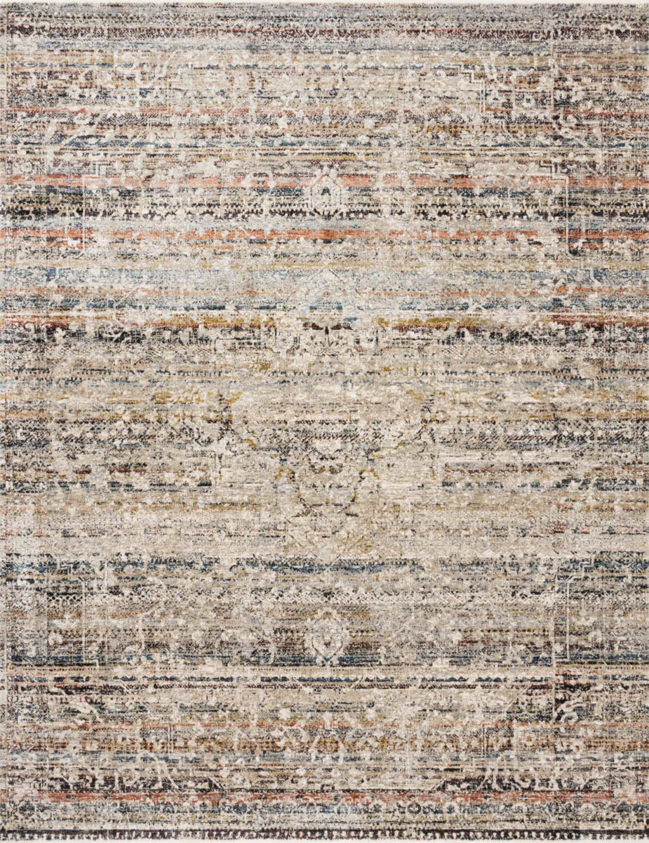 Loloi II Halle Traditional Taupe / Rust Area Rug (HAE-03) – Heaven's Gate  Home