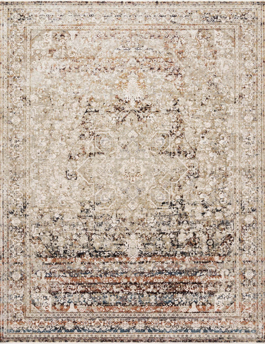 Theia The-05 Taupe - Brick | Rug Studio