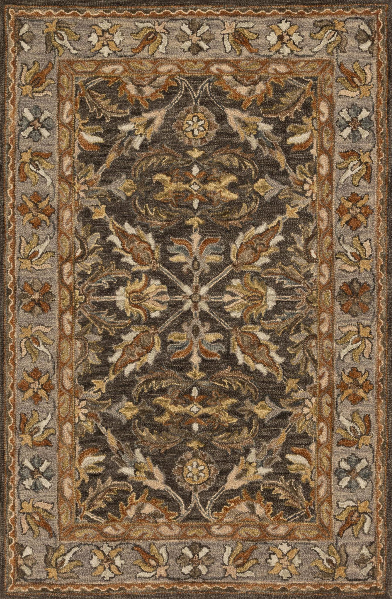 Loloi Victoria Vk06 Dark Taupe Grey Rug Studio
