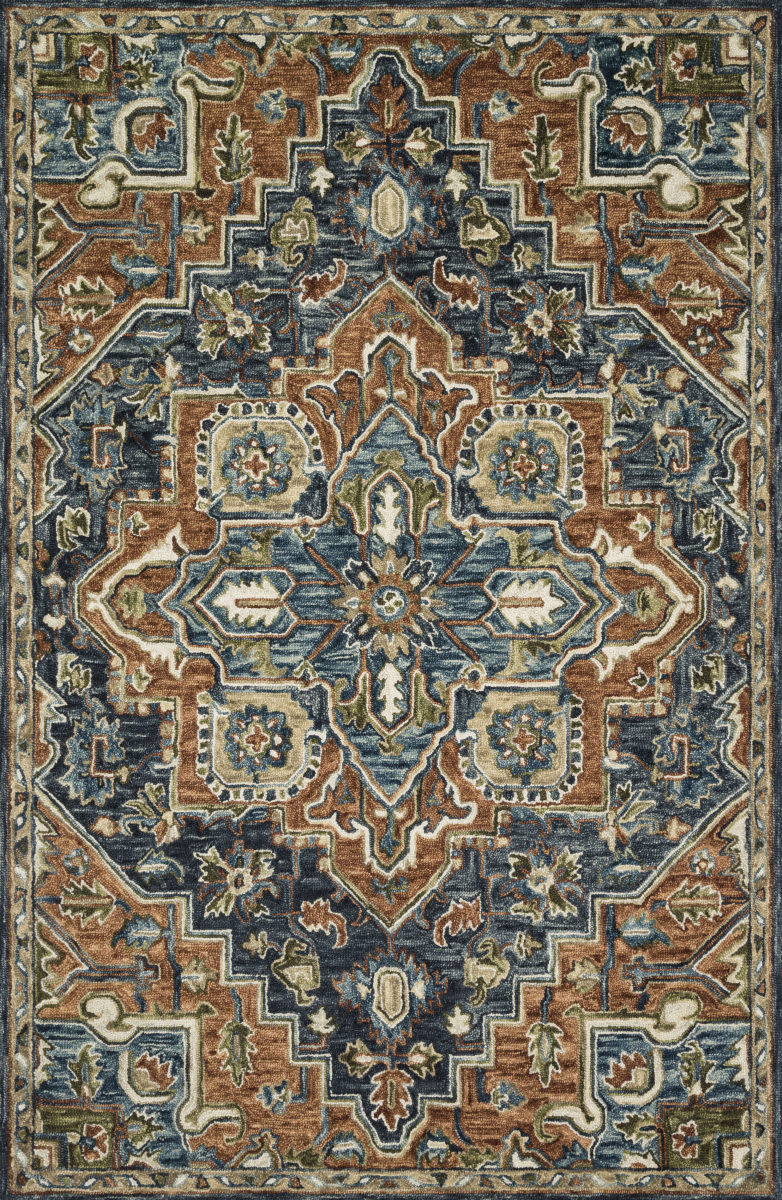 Lucki Rug Victoria Vk-16 Rust - Multi | Rug Studio