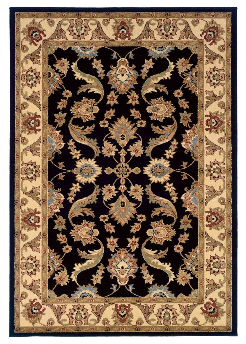 Lr Resources Adana 80371 Black Cream Area Rug 179286