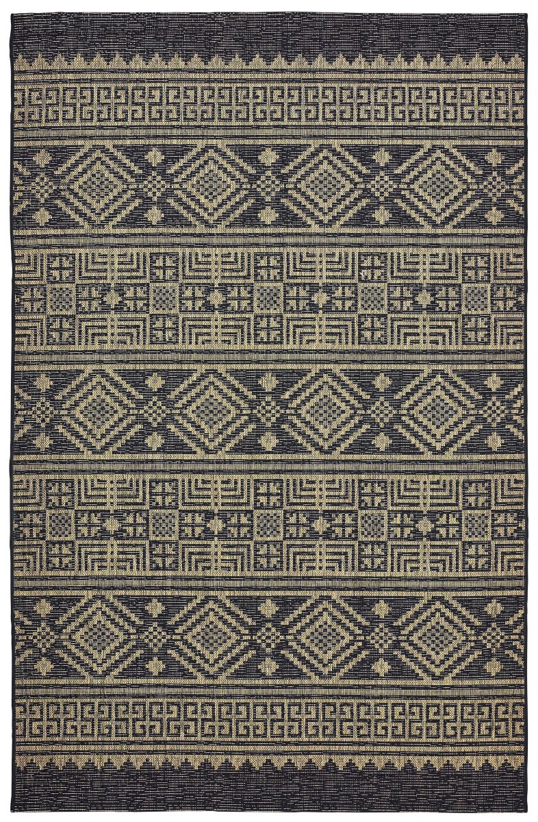Lr Resources Sunshower 81241 Black Brown Area Rug