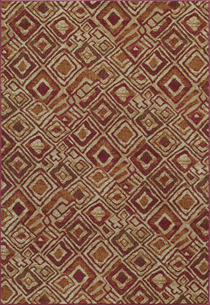 Momeni Vista Va 02 Red Area Rug Clearance 162613