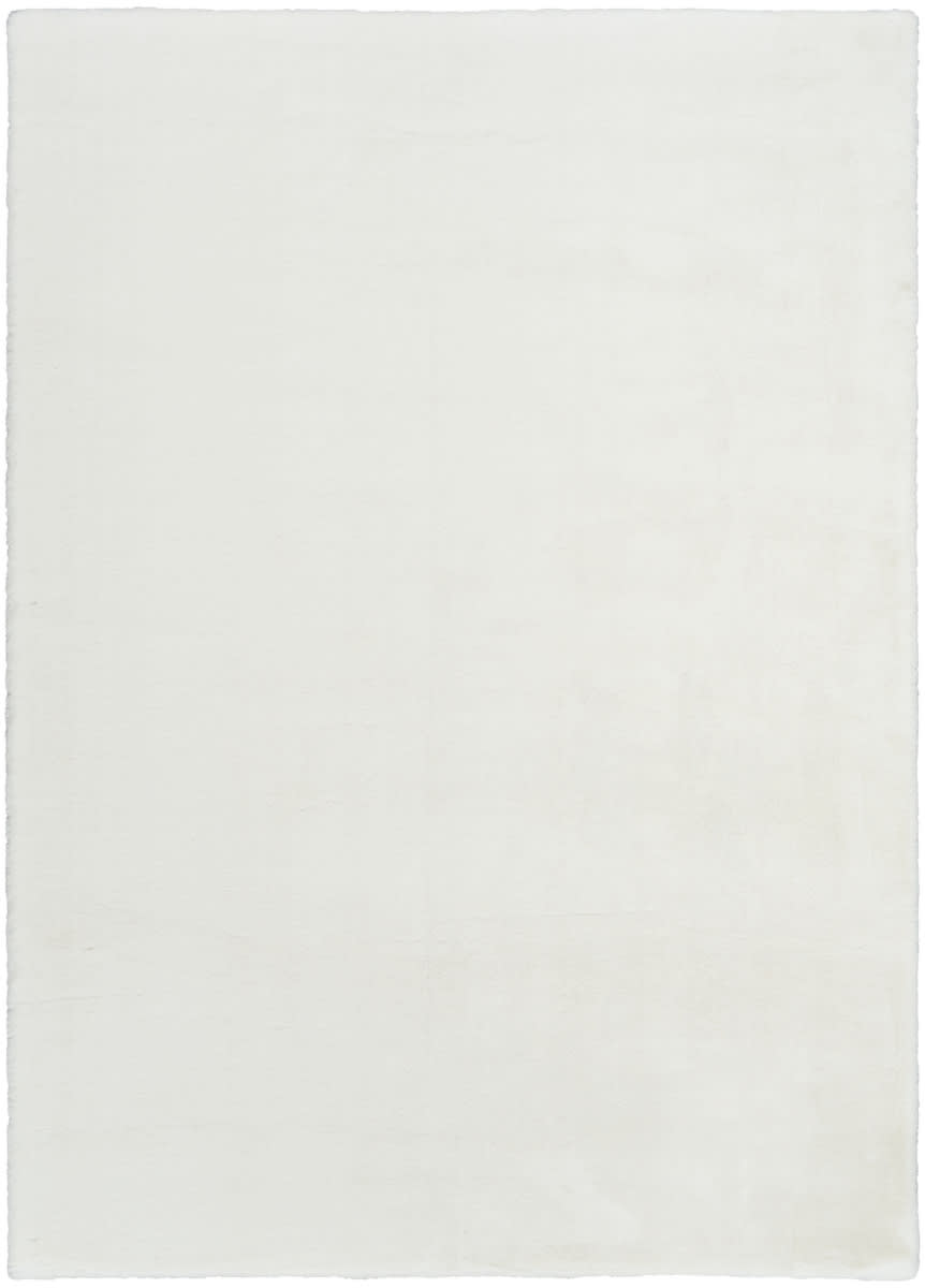 White Rabbit Fur Rug Soft Plush Rabbit Fur Sff01 White | Rug Studio