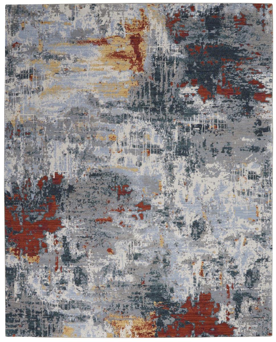 Nourison Artworks Atw03 Slate Brick Rug Studio