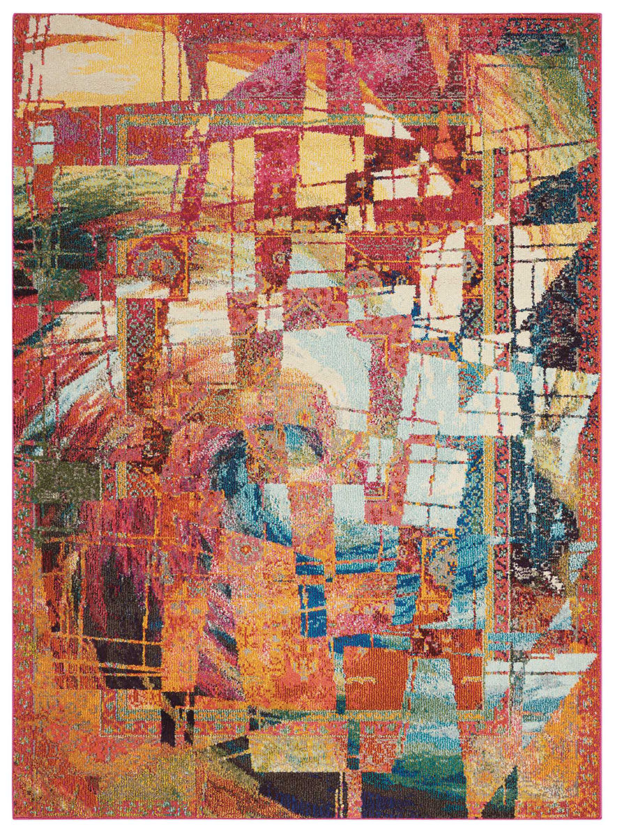 Nourison Celestial Ces06 Stained Glass Rug Studio