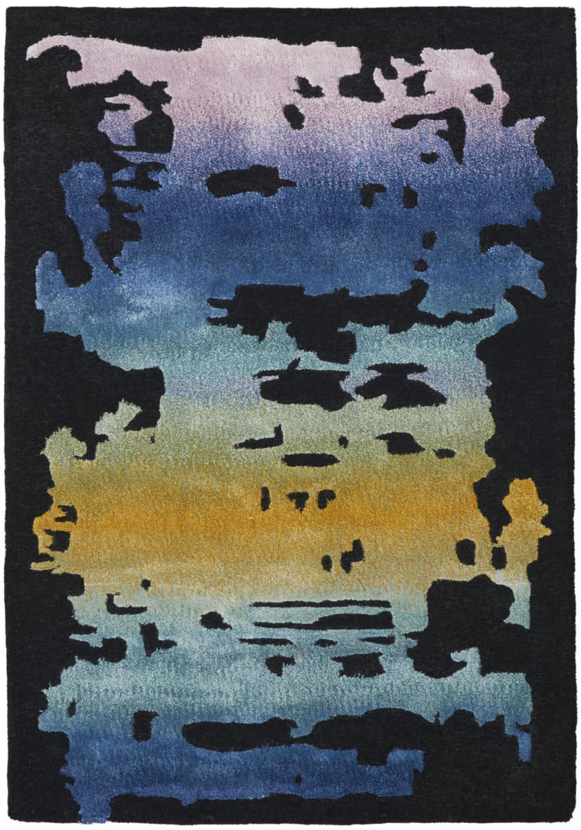 Prs33 Rug Prismatic PRS23 Black - Multi | Rug Studio