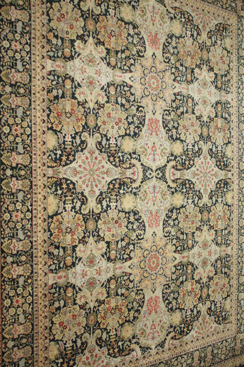 Org Royal Taj Meshed Black Last Chance Rug Studio