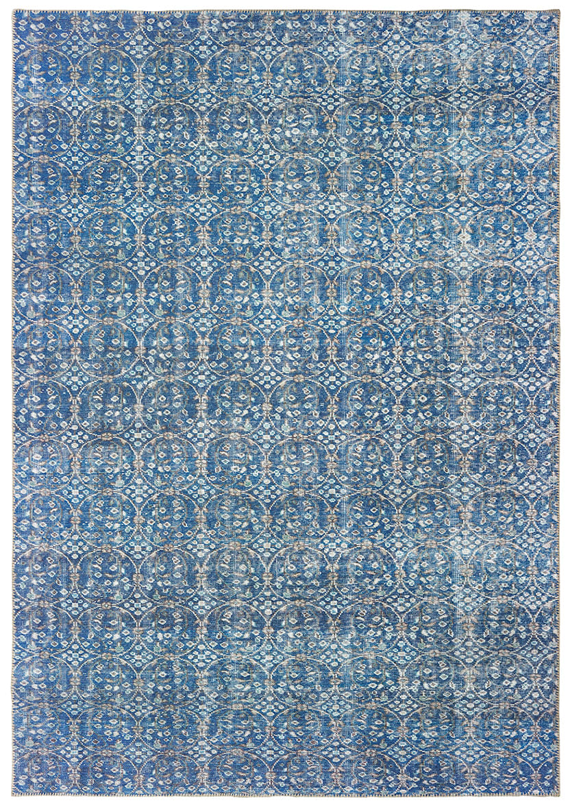 Oriental Weavers Sofia 85815 Blue Brown Rug Studio