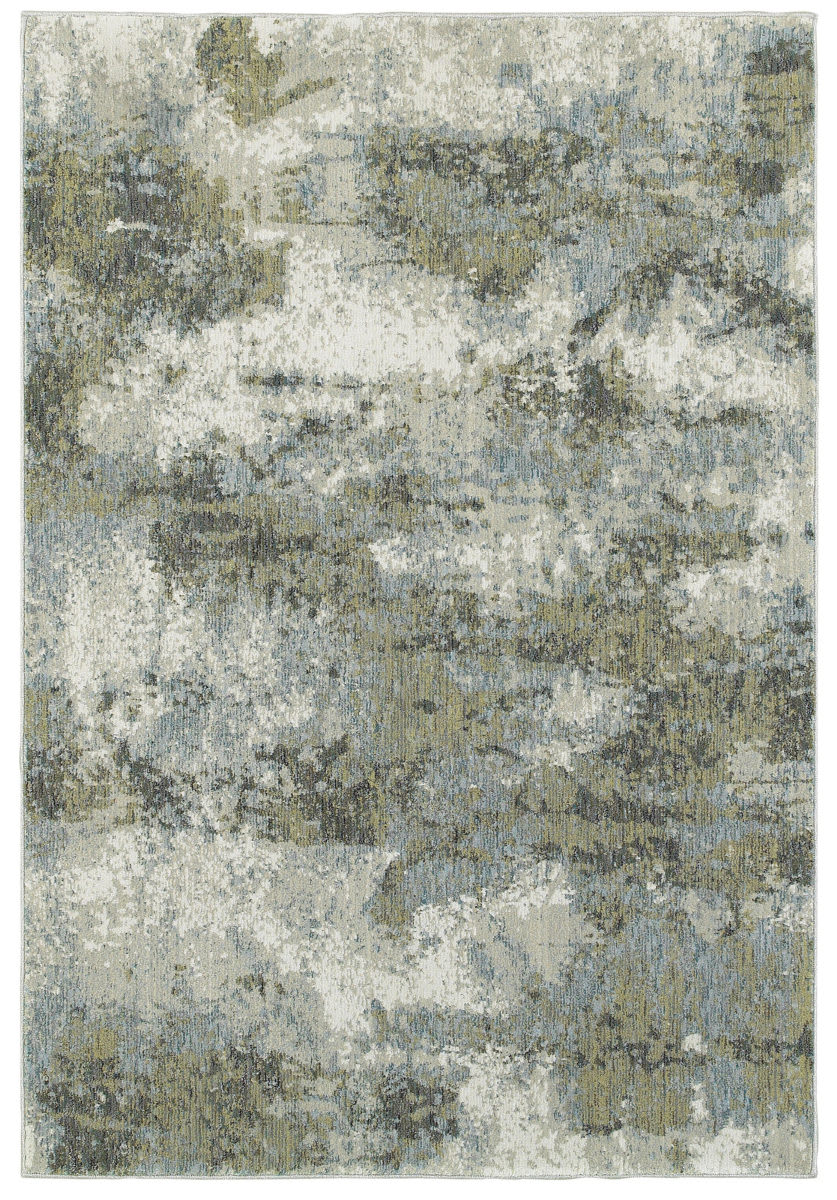 Oriental Weavers Evolution 8039e Blue Green Area Rug 167481
