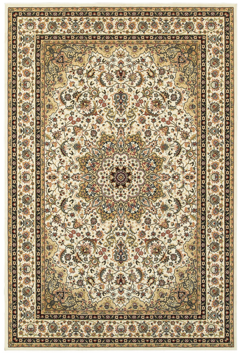 customisable oriental area rug KESHAN Sepia Skin ( moderatelye