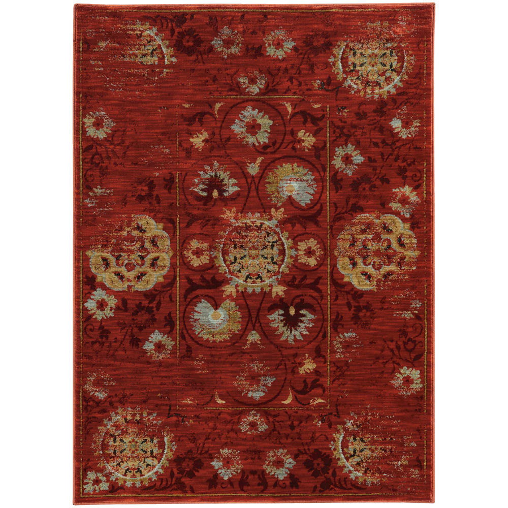 Oriental Weavers Sedona 6386E Red Clearance Rug Studio