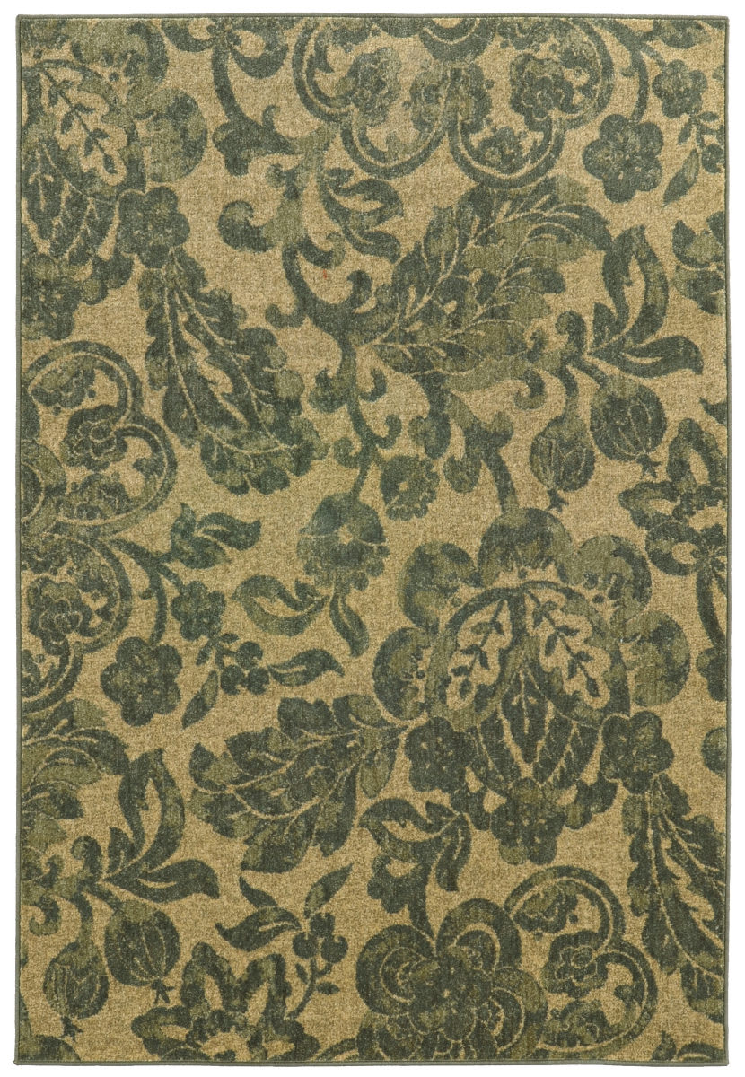 Tommy Bahama Voyage 8120g Dark Green Tan Rug Studio