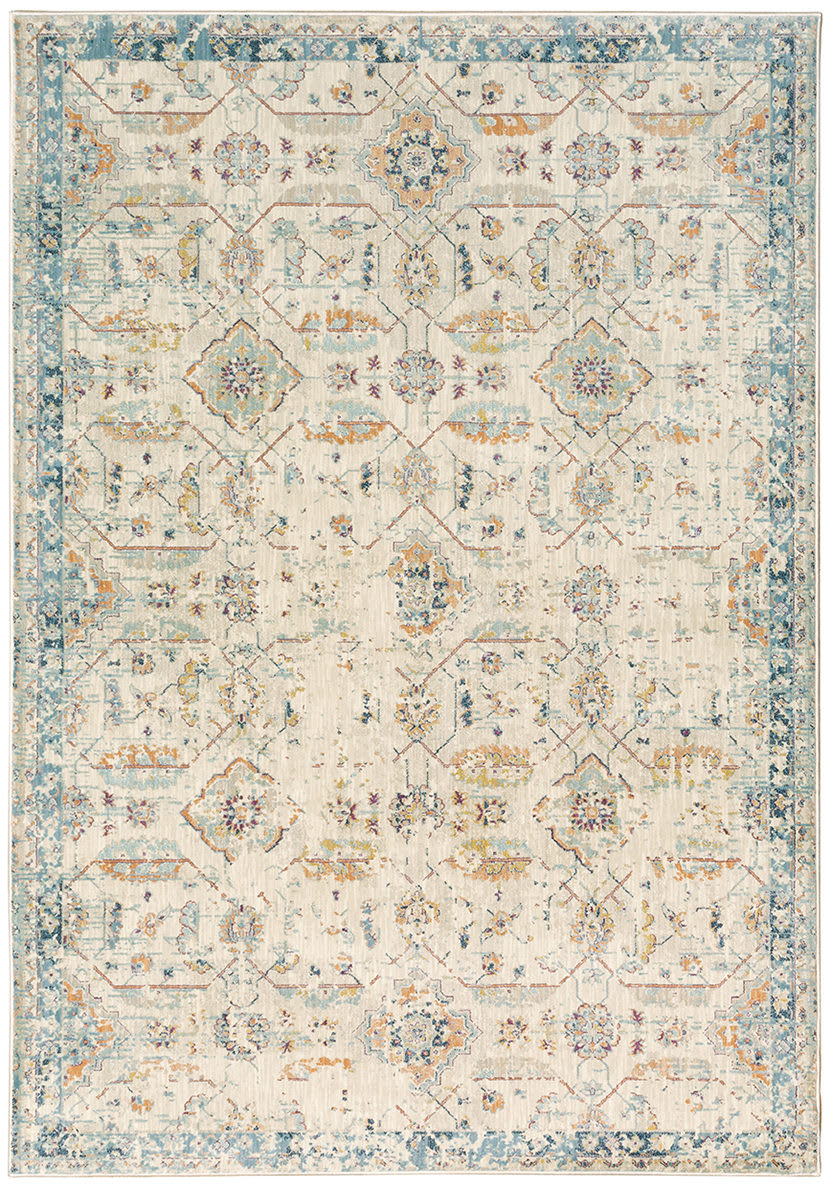 Oriental Weavers Xanadu 047H6 Beige Blue Rug Studio