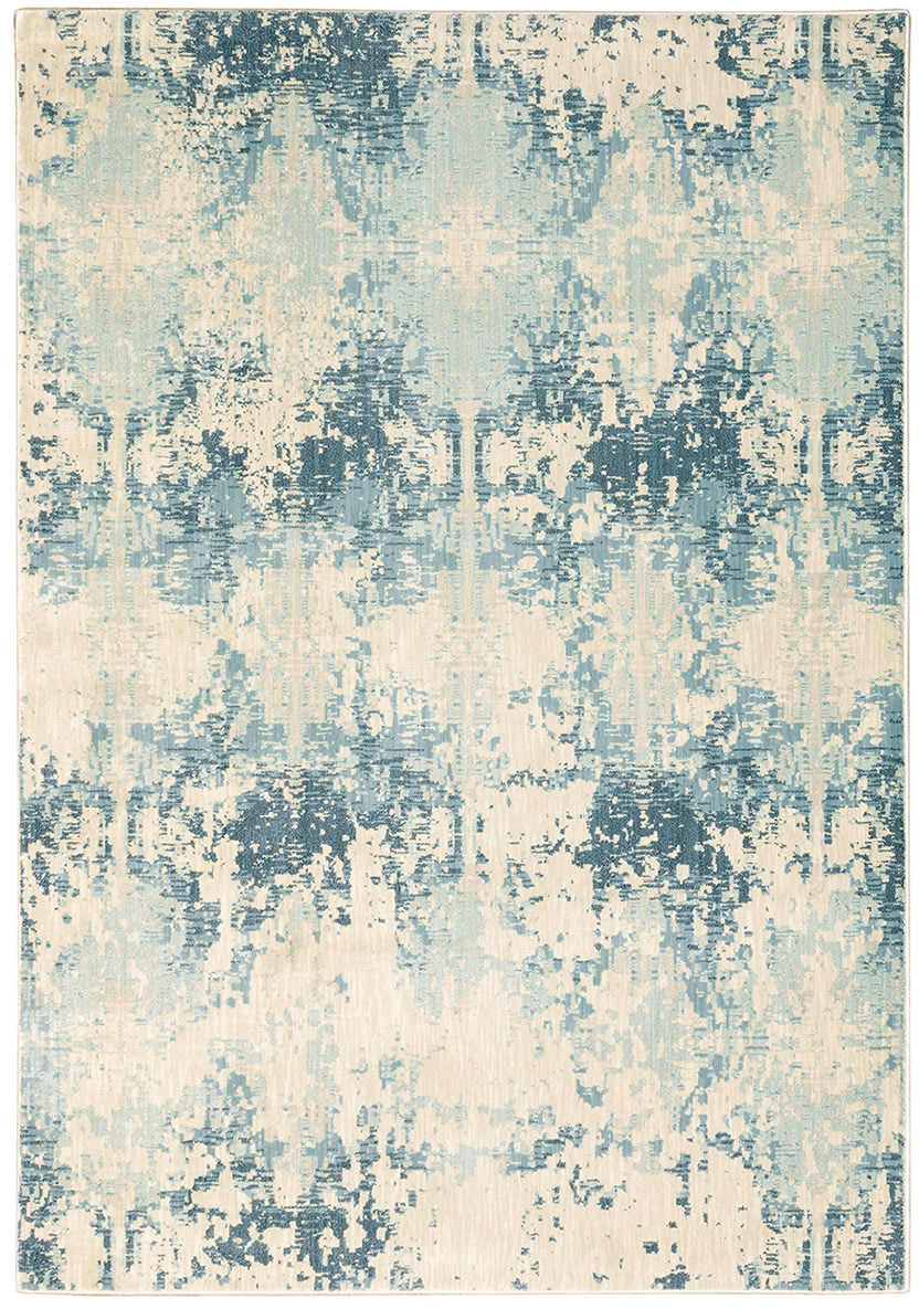Oriental Weavers Xanadu 8020H Ivory Blue Rug Studio