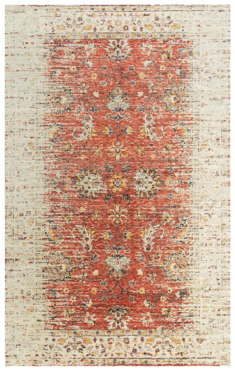 Rizzy Wool Rug Rizzy Ovation Ova103 Red - Beige | Rug Studio
