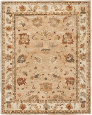 Ivory And Taupe Round Rug At Rug Studio