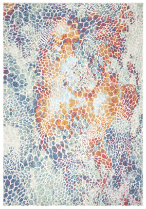3 x 5 MNY651E-3 Safavieh Monray Collection MNY651E Blue and Ivory Area Rug