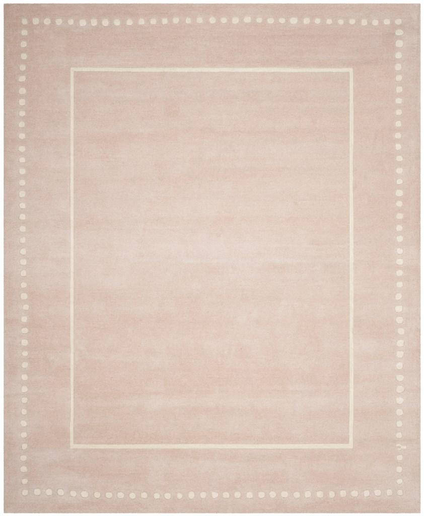 light pink rug