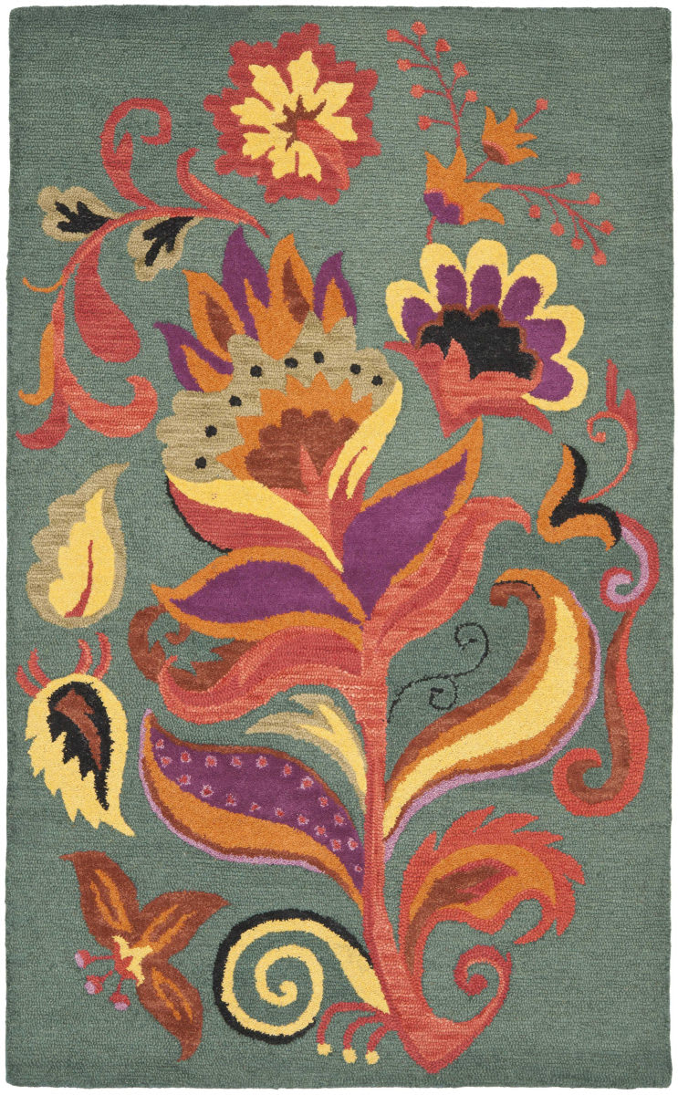 Safavieh Blossom Blm679a Blue Multi Area Rug 63111