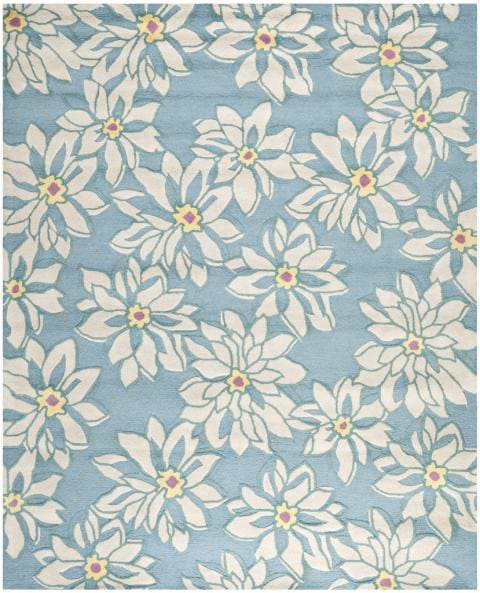 Safavieh Blossom BLM924A Light Blue - Ivory Clearance | Rug Studio