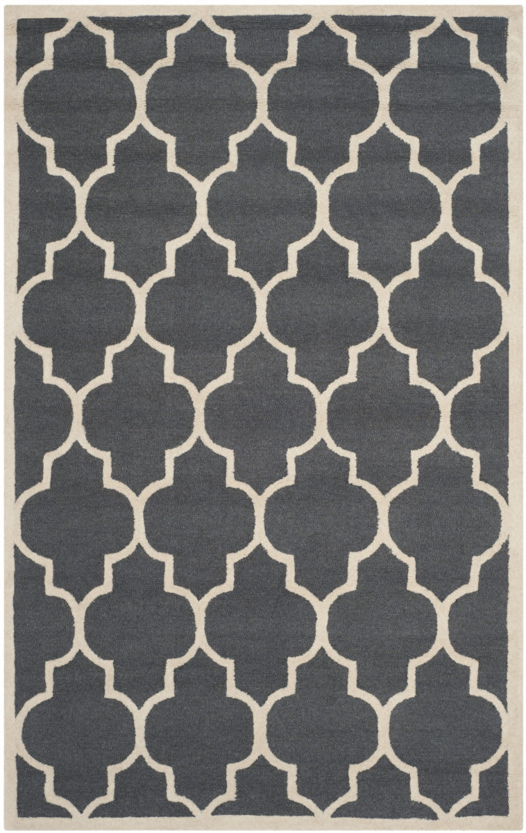 Safavieh Cambridge Cam134x Dark Grey Ivory Rug Studio