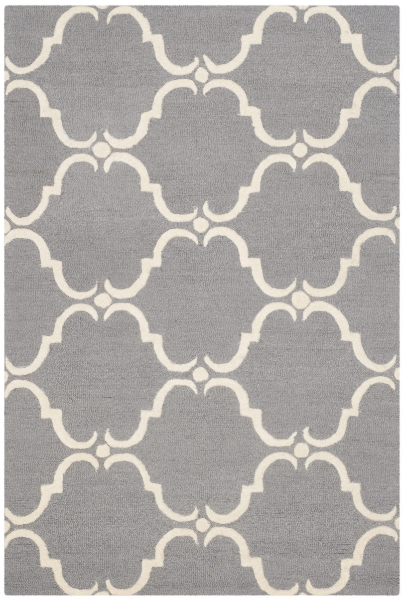 Safavieh Cambridge Cam703d Dark Grey Ivory Rug Studio