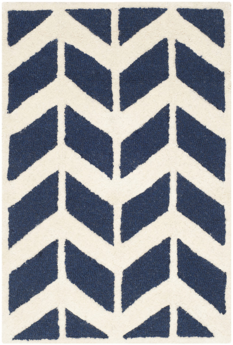 Safavieh Cambridge Navy / Ivory Area Rug; 2' x 3