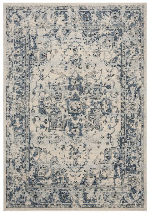 Safavieh Charleston Chl411a Ivory Navy Rug Studio