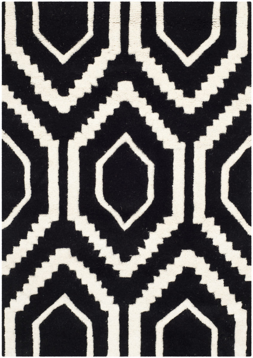 Safavieh Chatham Cht731k Black - Ivory | Rug Studio