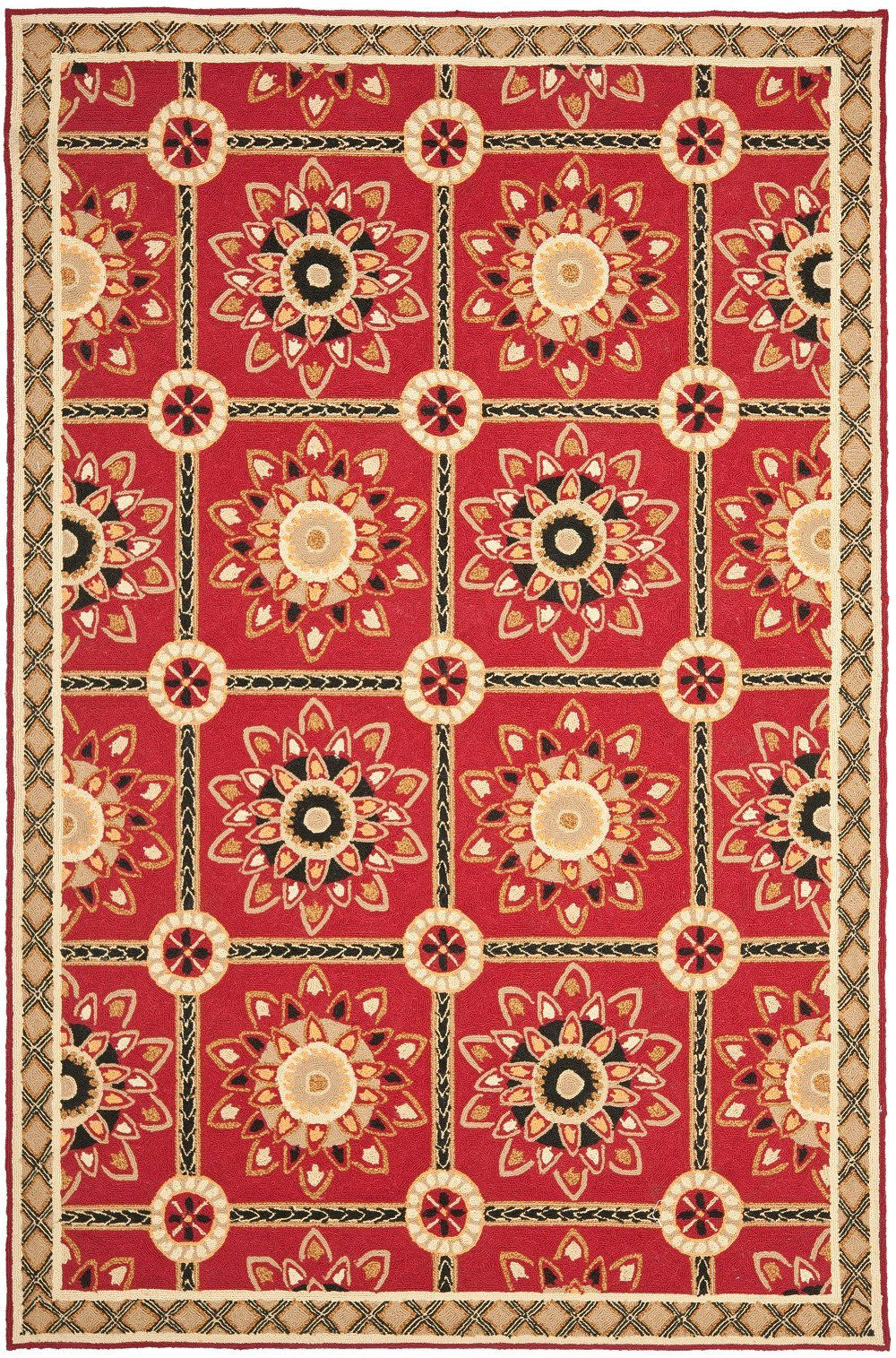 Safavieh Durarug Ezc711a Red - Natural | Rug Studio