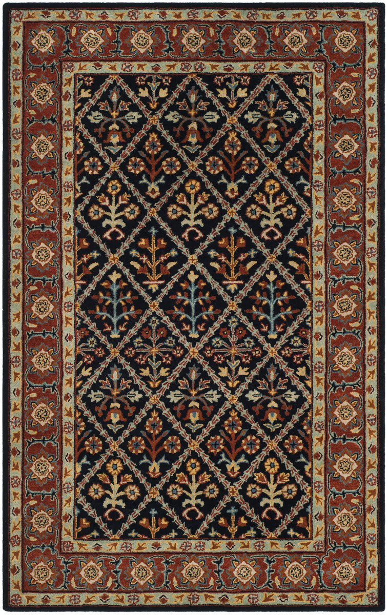 Safavieh Heritage HG738N Navy Red Rug Studio