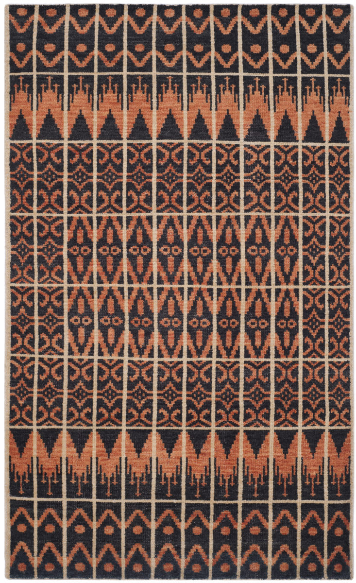 Safavieh Kenya Kny609a Orange Black Rug Studio
