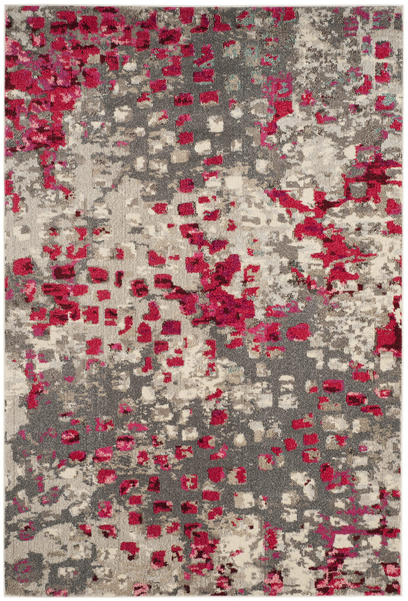 Safavieh Monaco Mnc225r Grey Fuchsia Rug Studio
